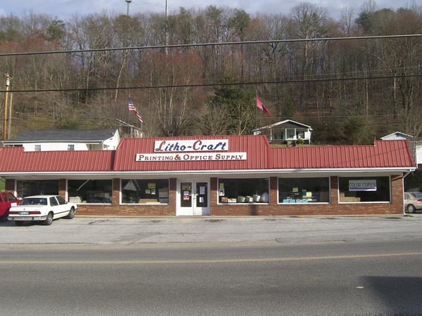 Litho-Craft storefront on West Beech Street